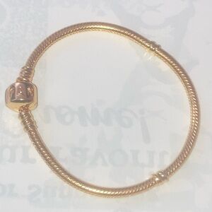 Pandora Gold Snake Chain Bracelet - Women's